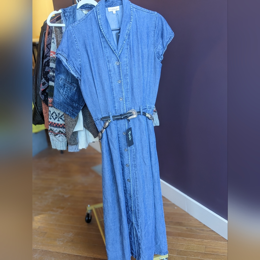 Denim Dress Long